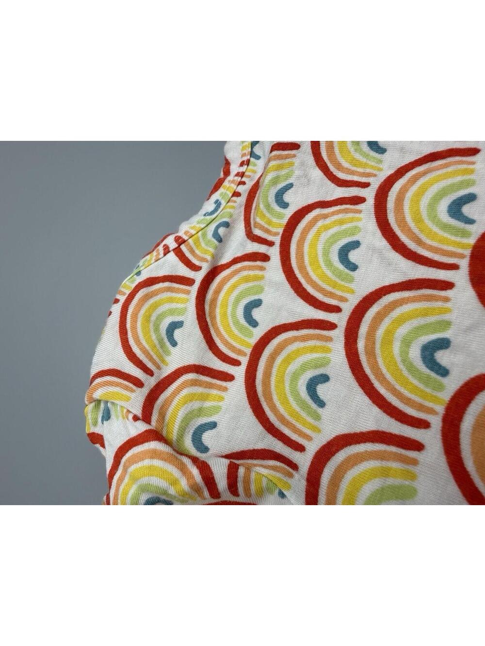 Play by Little Sleepies Rainbow Print 6-12 Months Short Sleeve Bamboo bodysuit - Picture 5 of 5